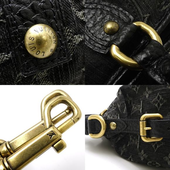Louis Vuitton Monogram Denim Neo Cabbie MM Noir Black - Picture 5 of 8